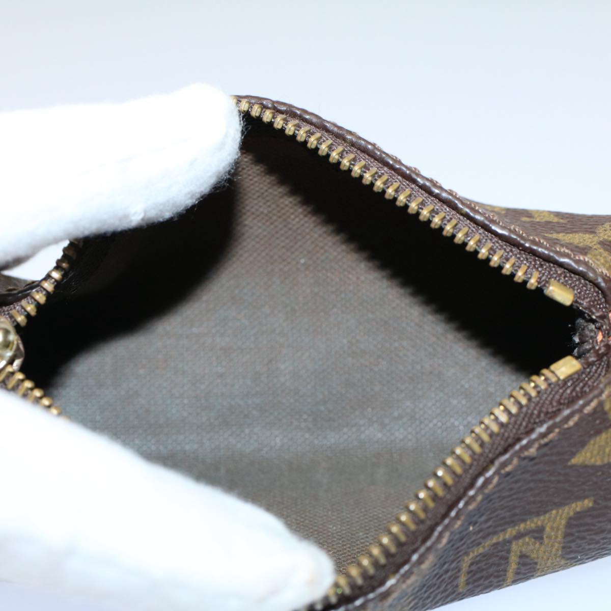 LOUIS VUITTON Monogram Etui 3 Ball de Golf Pouch M58249 LV 55777