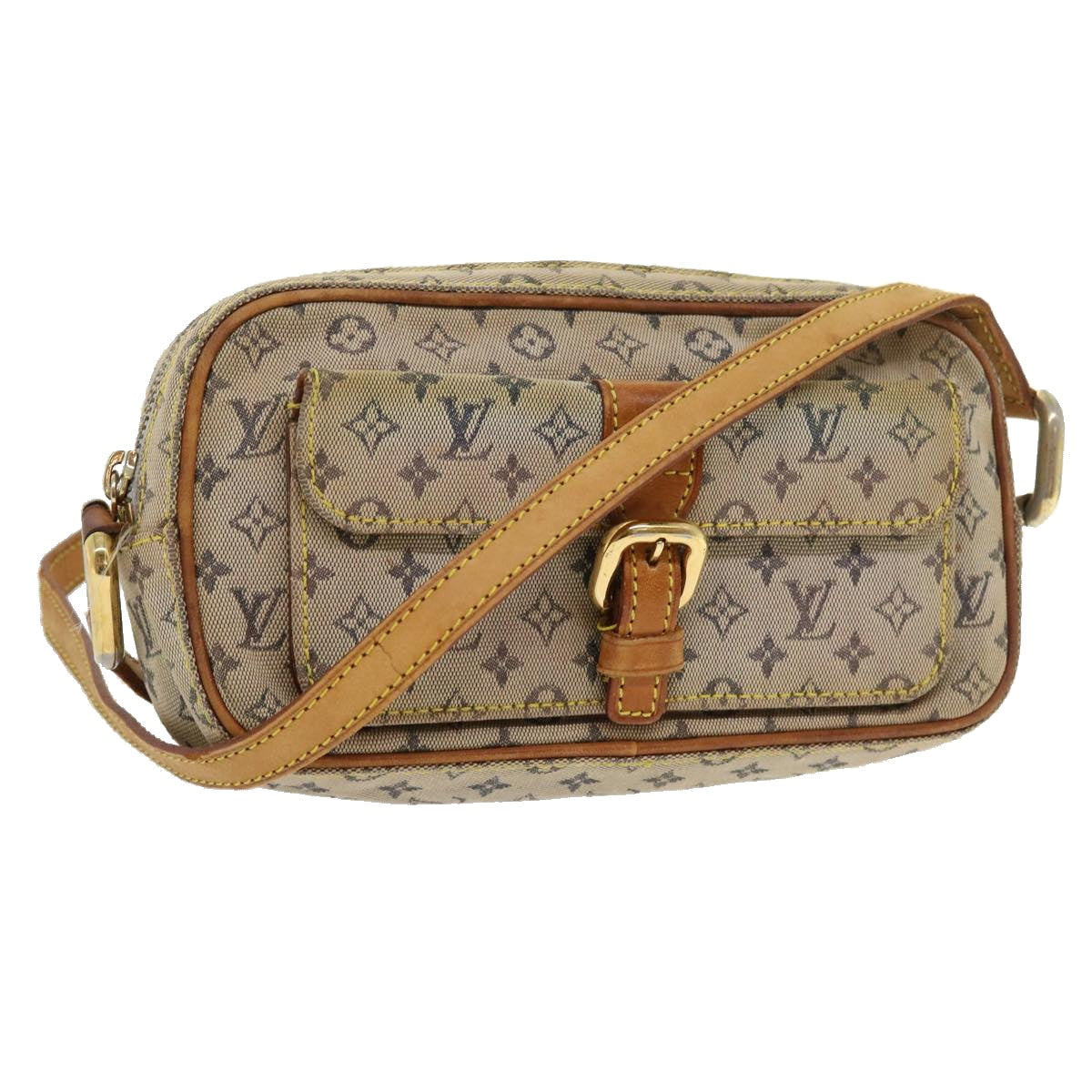 LOUIS VUITTON Monogram Mini Juliet MM Shoulder Bag Blue M92004 LV 55782