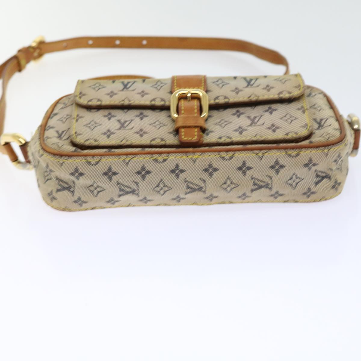 LOUIS VUITTON Monogram Mini Juliet MM Shoulder Bag Blue M92004 LV 55782