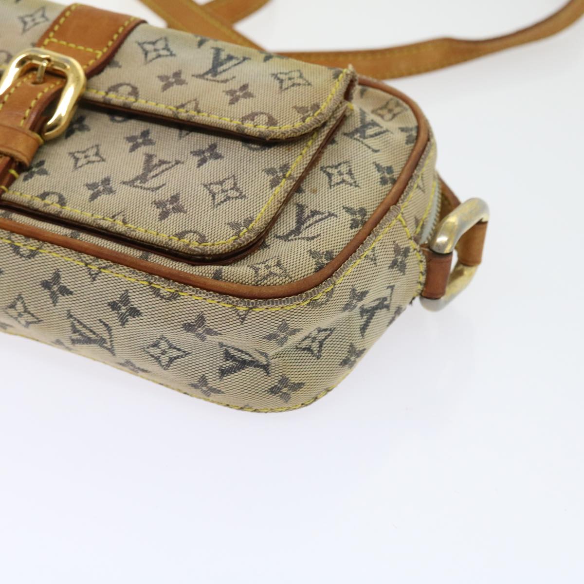 LOUIS VUITTON Monogram Mini Juliet MM Shoulder Bag Blue M92004 LV 55782