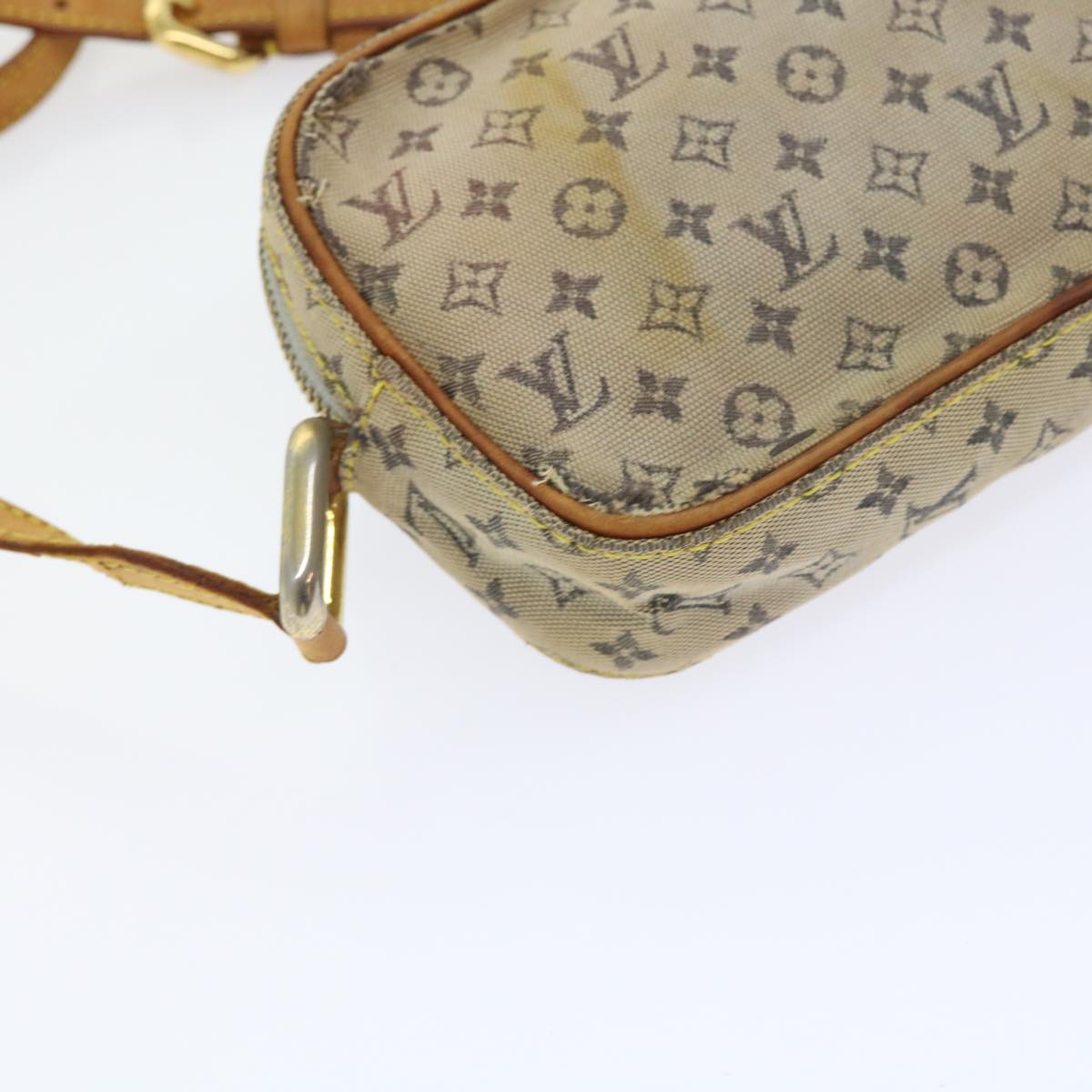 LOUIS VUITTON Monogram Mini Juliet MM Shoulder Bag Blue M92004 LV 55782