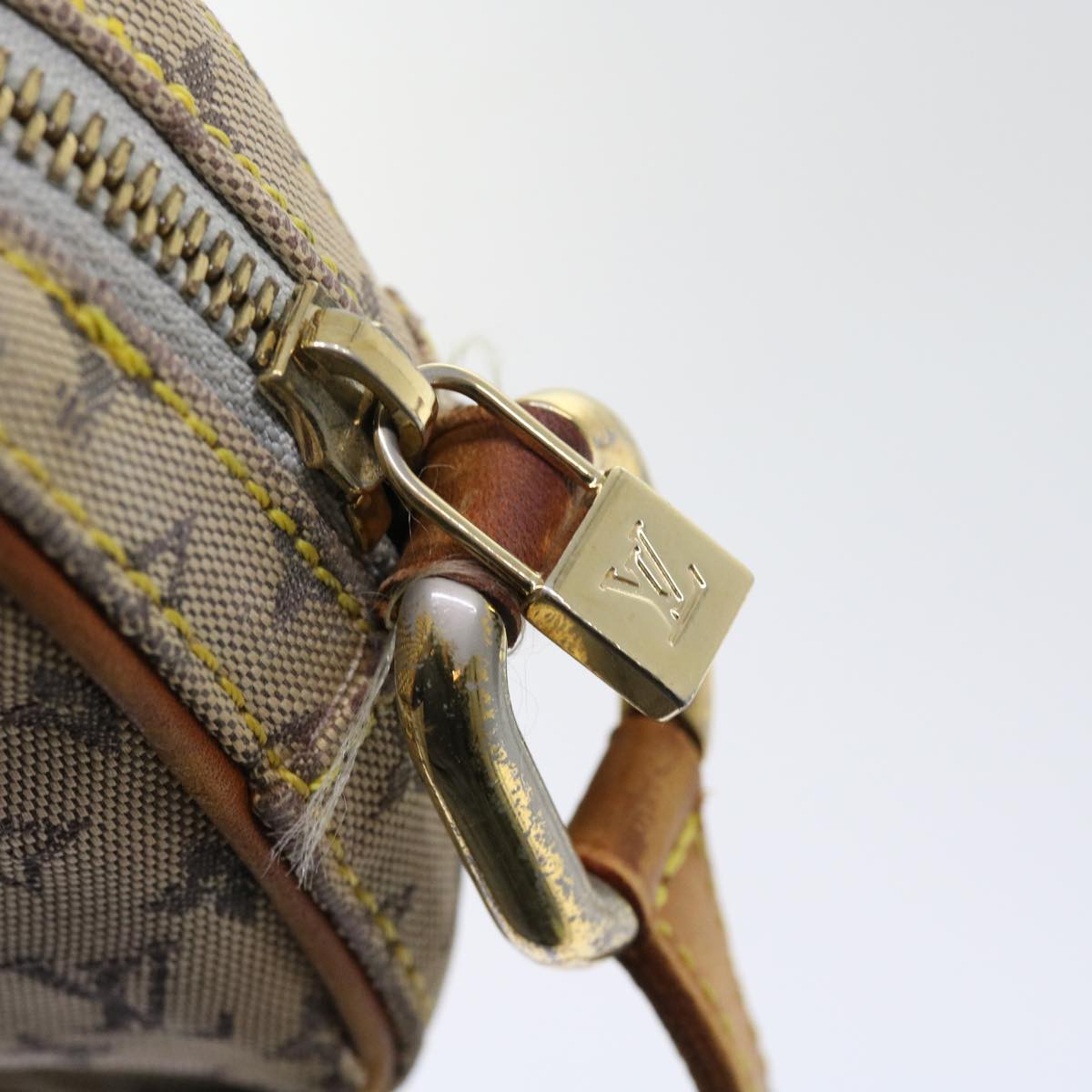 LOUIS VUITTON Monogram Mini Juliet MM Shoulder Bag Blue M92004 LV 55782