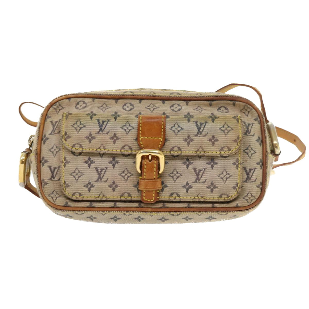 LOUIS VUITTON Monogram Mini Juliet MM Shoulder Bag Blue M92004 LV 55782