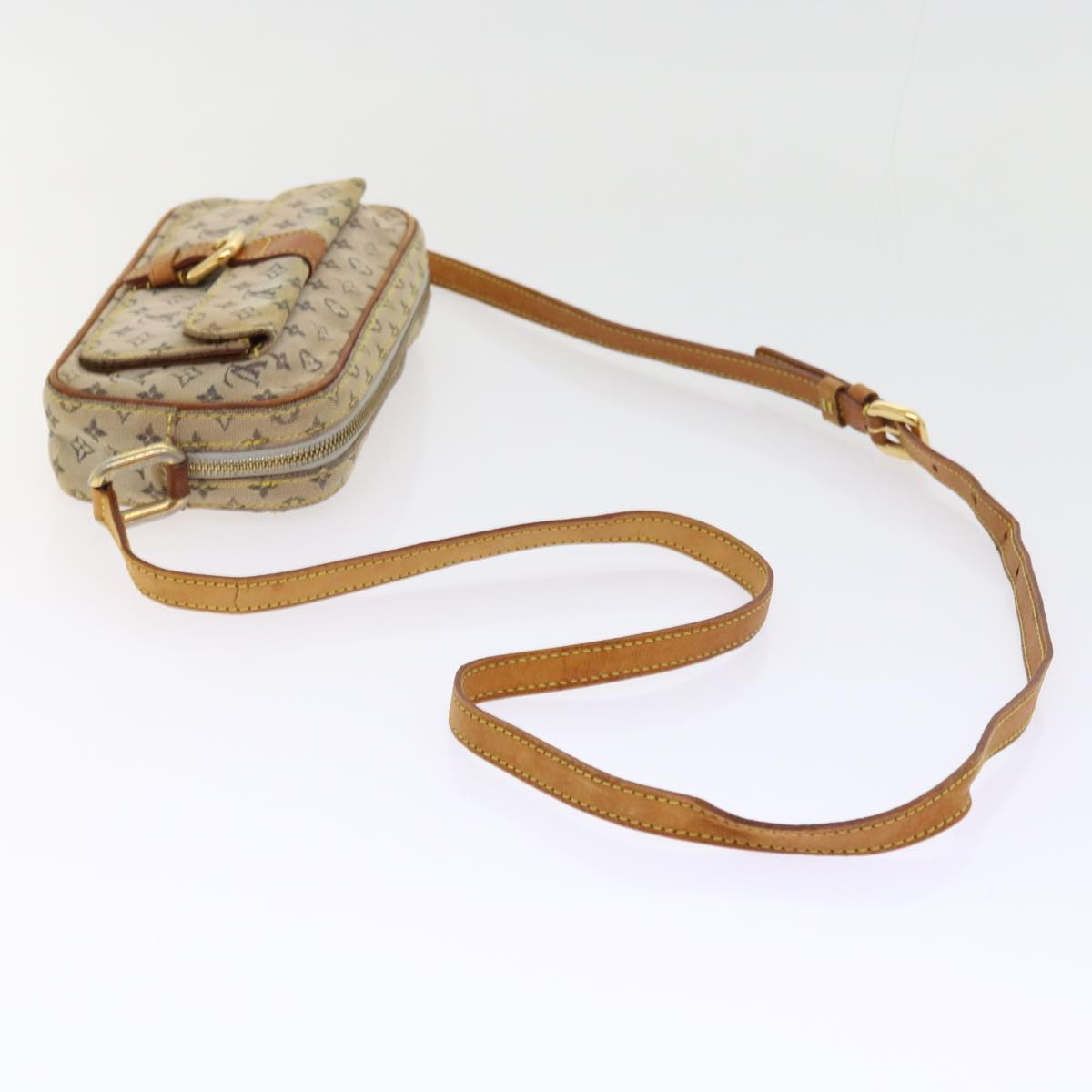 LOUIS VUITTON Monogram Mini Juliet MM Shoulder Bag Blue M92004 LV 55782