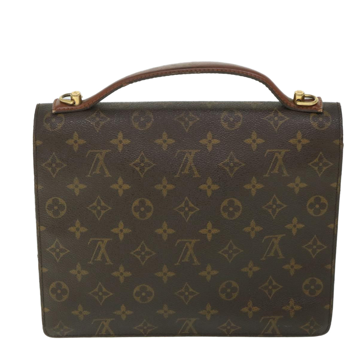 LOUIS VUITTON Monogram Monceau 28 Hand Bag 2way M51185 LV 55787