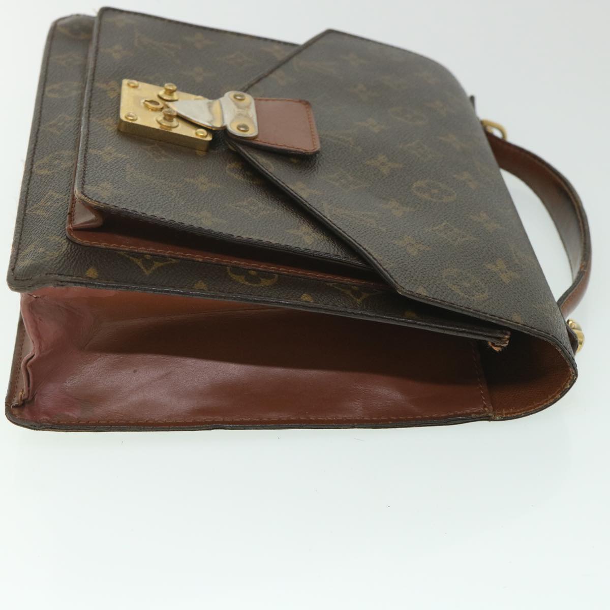 LOUIS VUITTON Monogram Monceau 28 Hand Bag 2way M51185 LV 55787