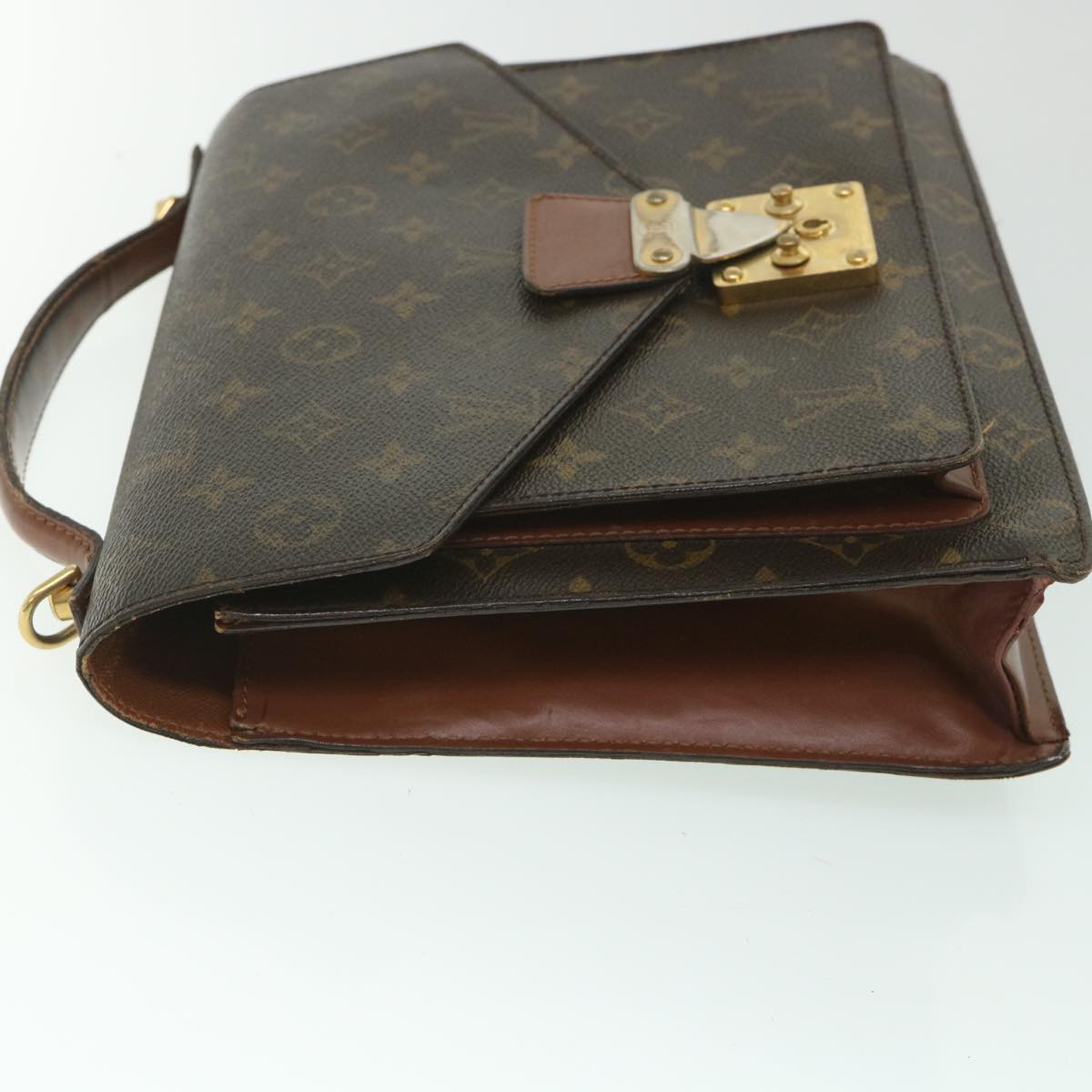 LOUIS VUITTON Monogram Monceau 28 Hand Bag 2way M51185 LV 55787