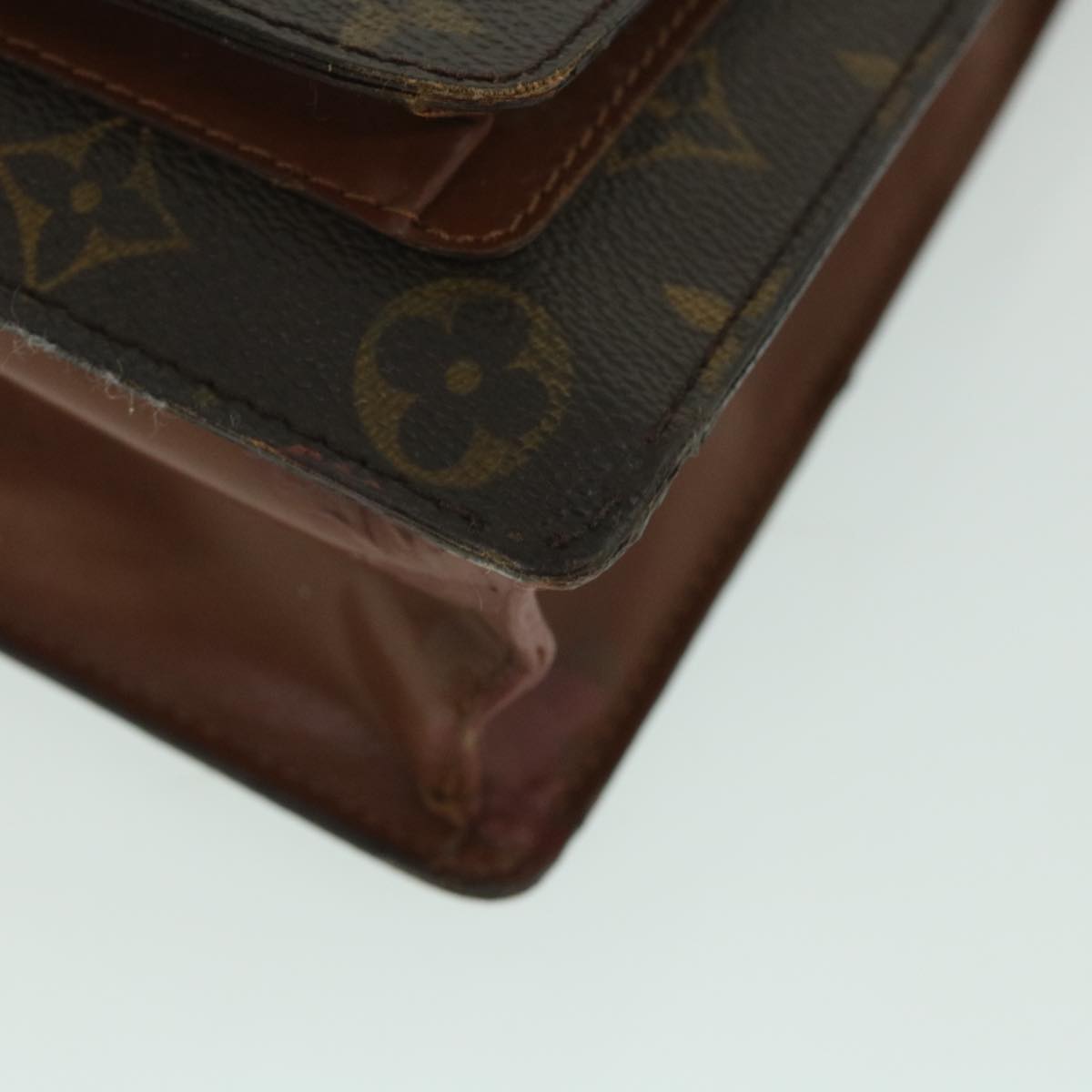 LOUIS VUITTON Monogram Monceau 28 Hand Bag 2way M51185 LV 55787
