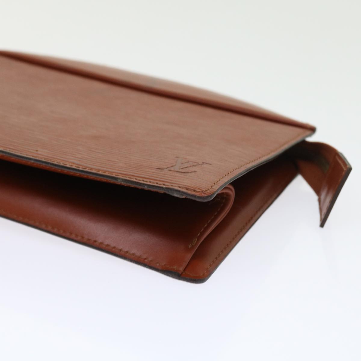LOUIS VUITTON Epi Trousse Crete Pouch Brown M48403 LV 55791