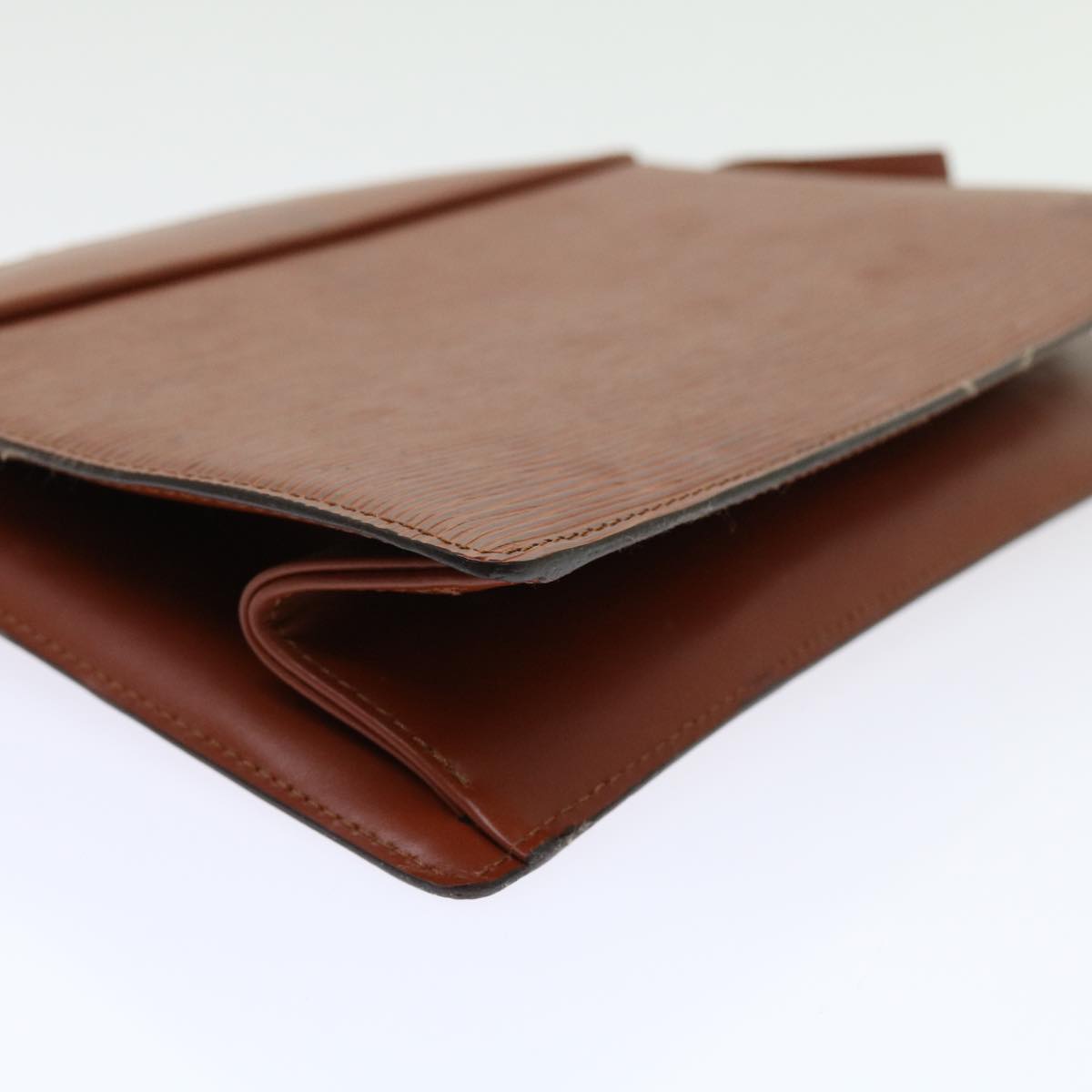 LOUIS VUITTON Epi Trousse Crete Pouch Brown M48403 LV 55791