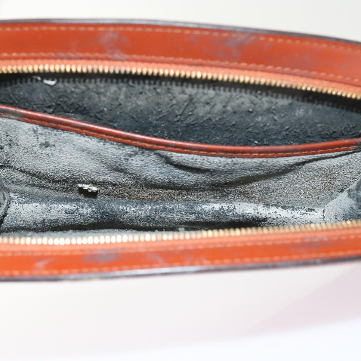 LOUIS VUITTON Epi Trousse Crete Pouch Brown M48403 LV 55791