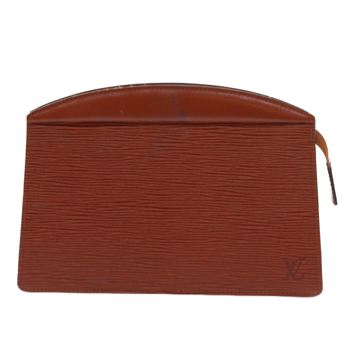 LOUIS VUITTON Epi Trousse Crete Pouch Brown M48403 LV 55791