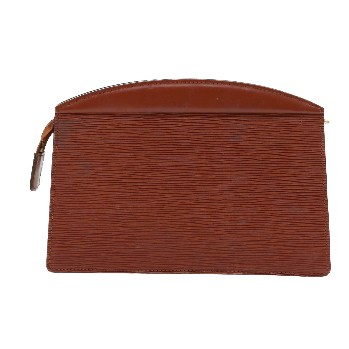 LOUIS VUITTON Epi Trousse Crete Pouch Brown M48403 LV 55791