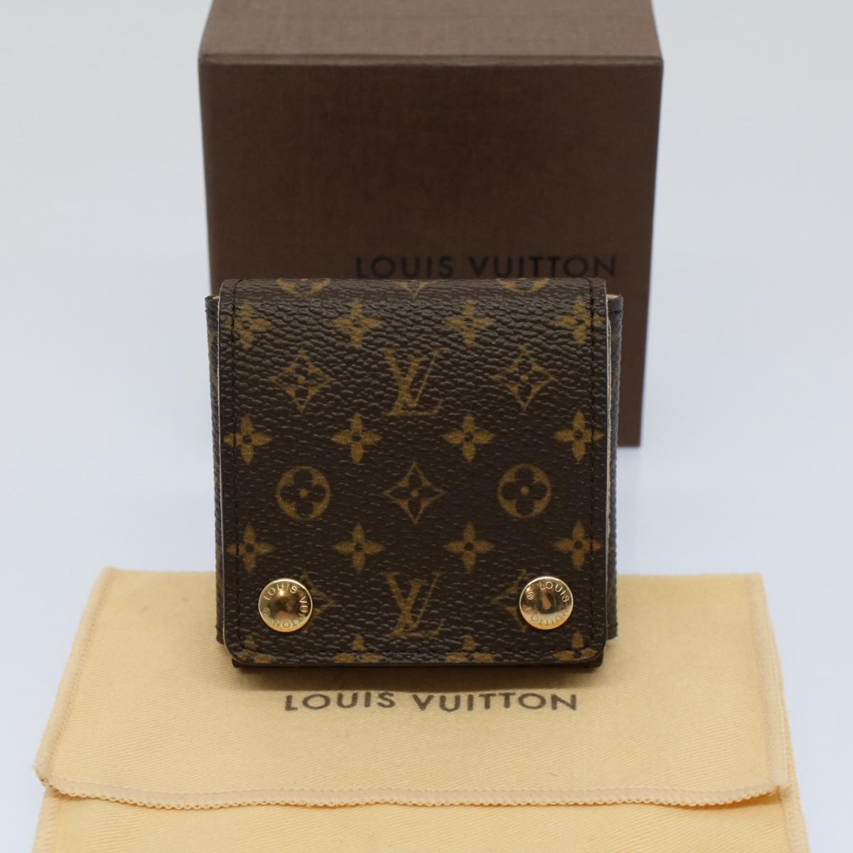 LOUIS VUITTON Monogram Jewelry Box LV 55799