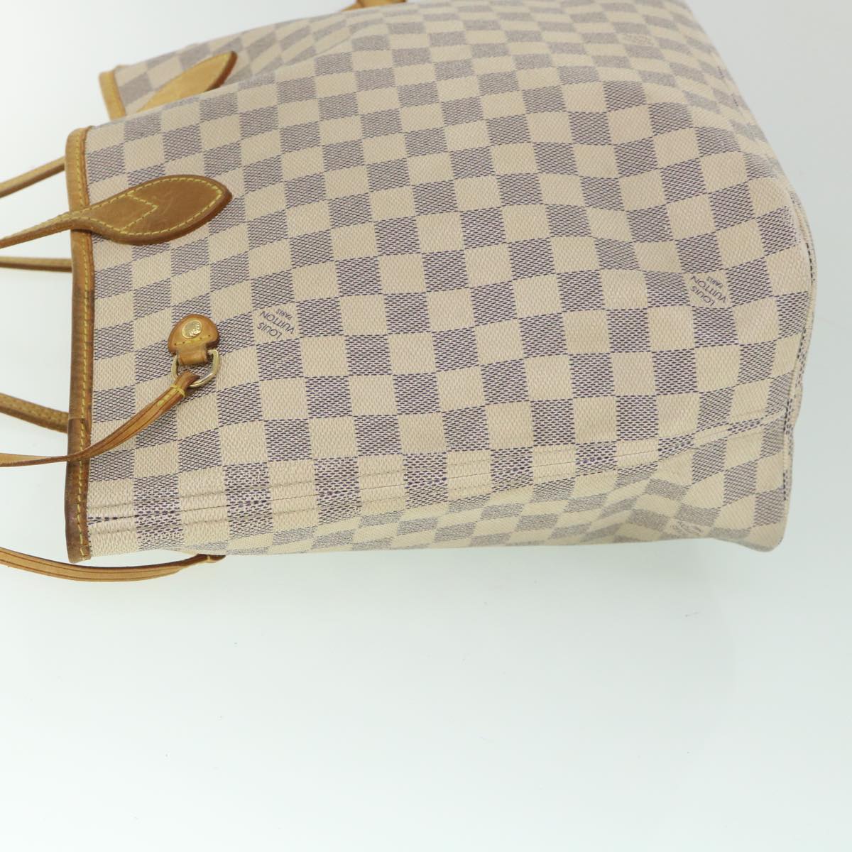 LOUIS VUITTON Damier Azur Neverfull MM Tote Bag N41605 LV 55805