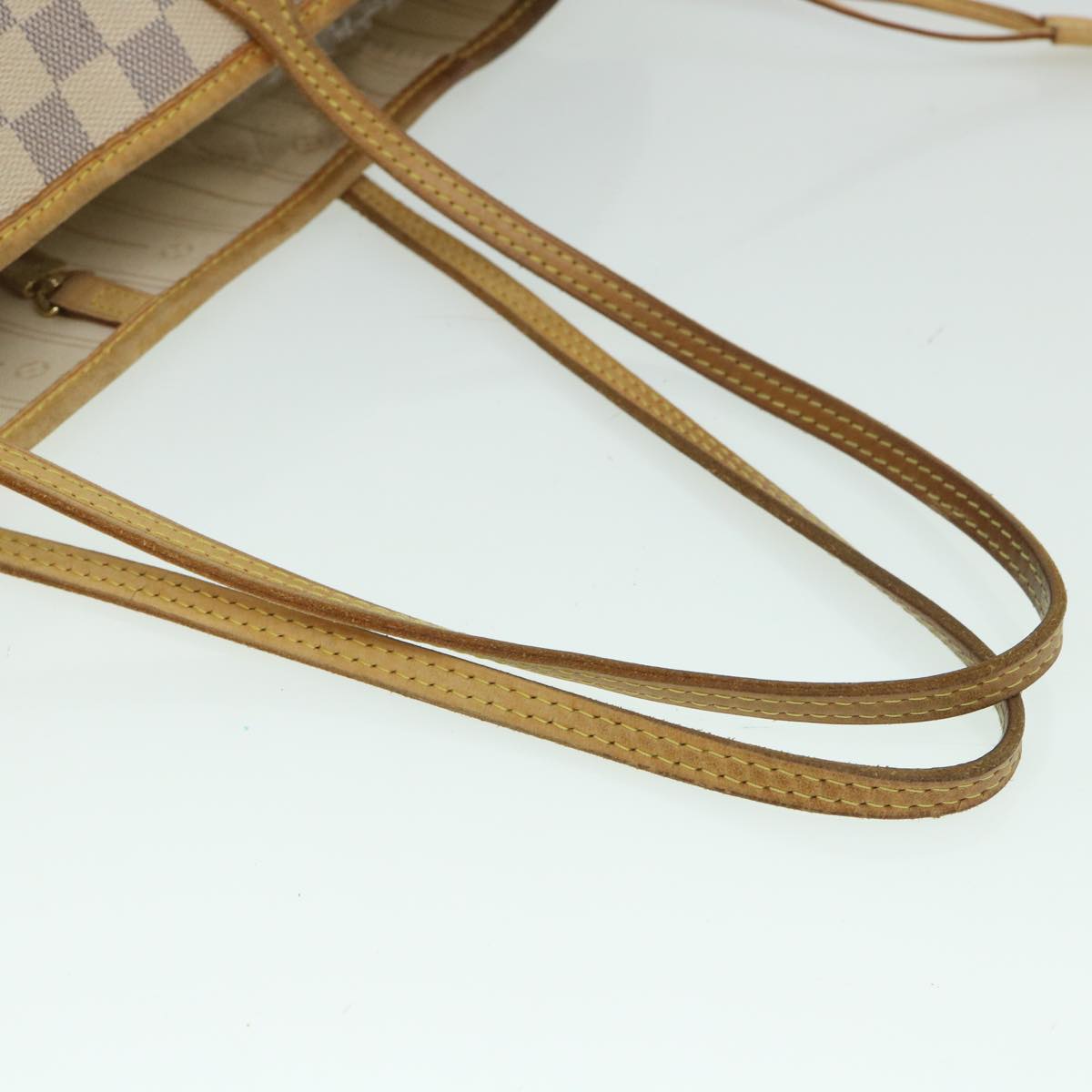 LOUIS VUITTON Damier Azur Neverfull MM Tote Bag N41605 LV 55805