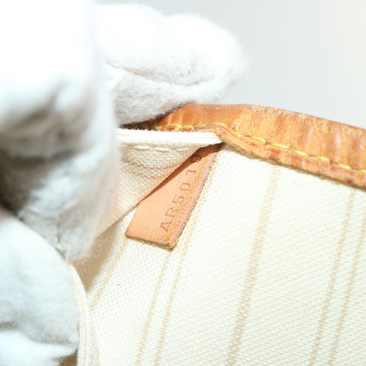 LOUIS VUITTON Damier Azur Neverfull MM Tote Bag N41605 LV 55806