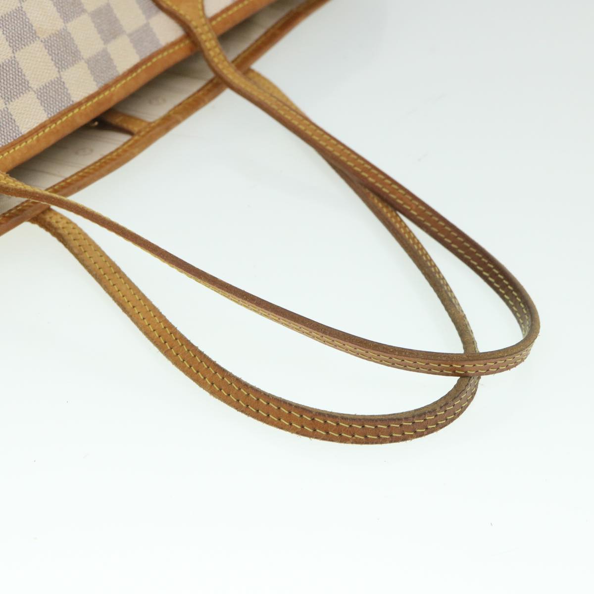 LOUIS VUITTON Damier Azur Neverfull MM Tote Bag N41605 LV 55806