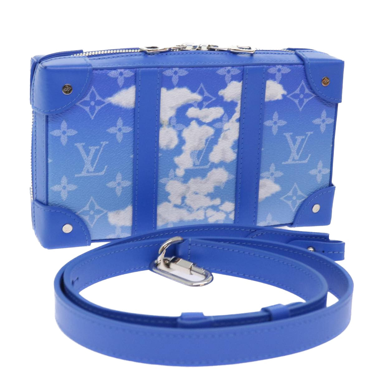 LOUIS VUITTON Monogram Clouds Soft Trunk Wallet Shoulder Bag M45432 55808A
