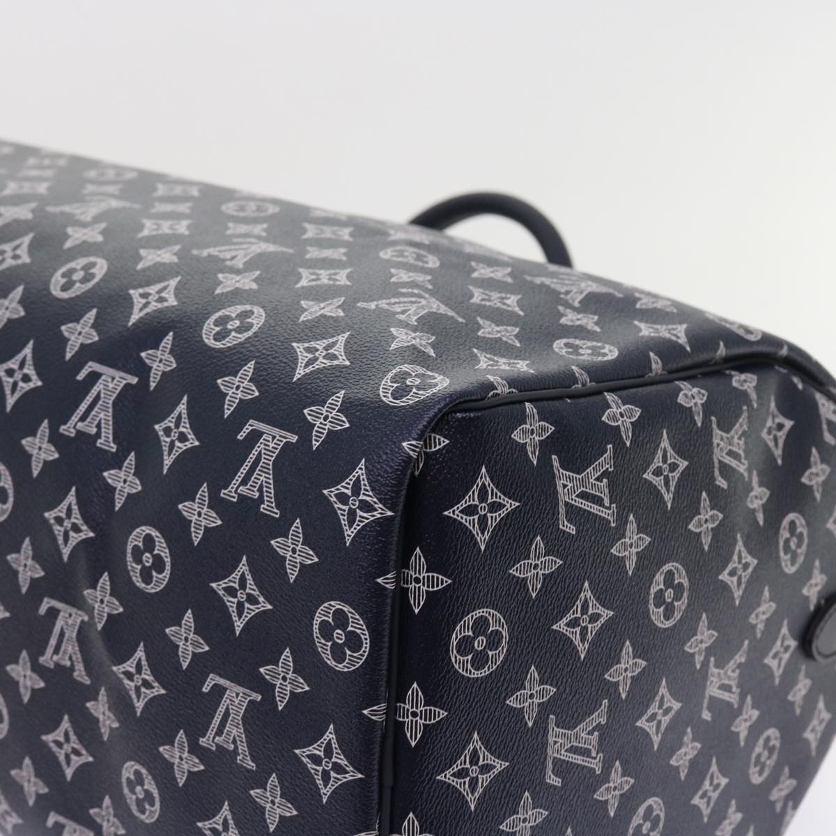LOUIS VUITTON Monogram Ink Keepall Bandouliere 50 Boston Bag M43684 55809A