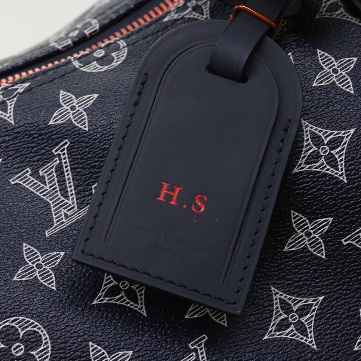 LOUIS VUITTON Monogram Ink Keepall Bandouliere 50 Boston Bag M43684 55809A