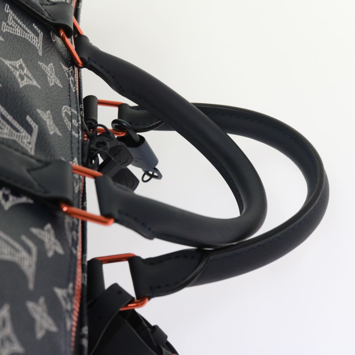 LOUIS VUITTON Monogram Ink Keepall Bandouliere 50 Boston Bag M43684 55809A