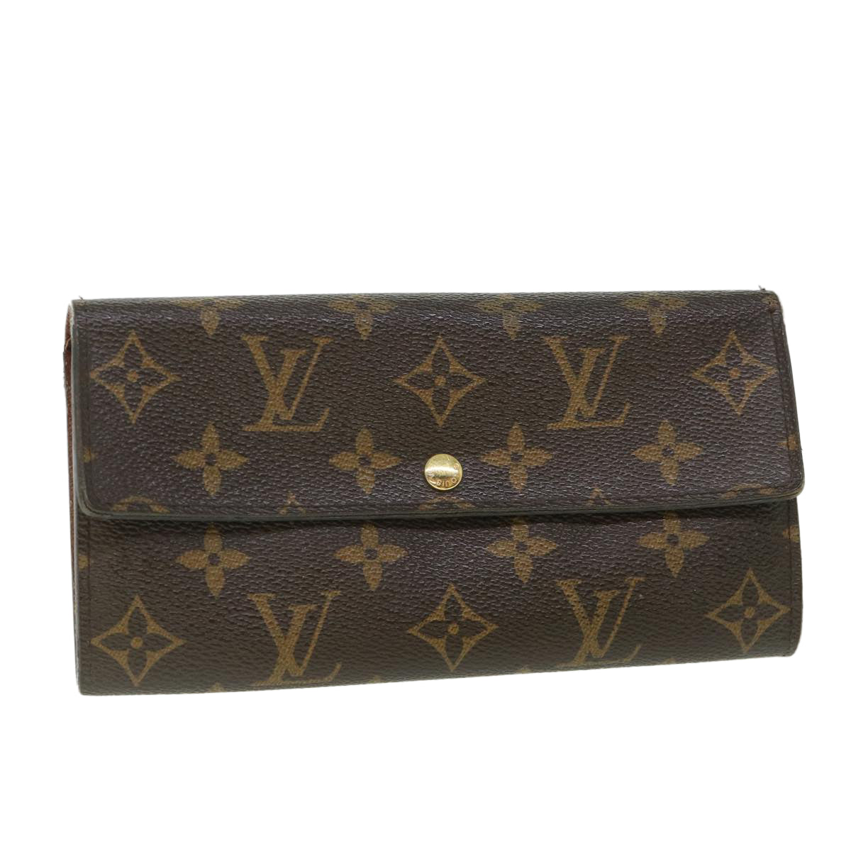 LOUIS VUITTON Monogram Portefeuille Sarah Long Wallet M60531 LV 55810