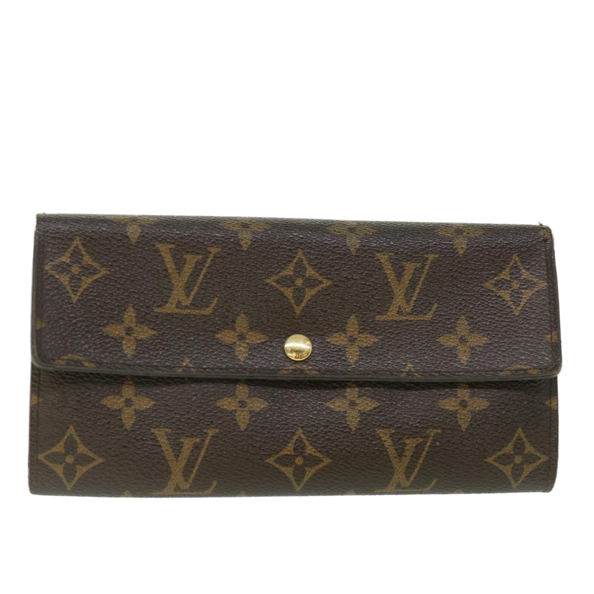 LOUIS VUITTON Monogram Portefeuille Sarah Long Wallet M60531 LV 55810