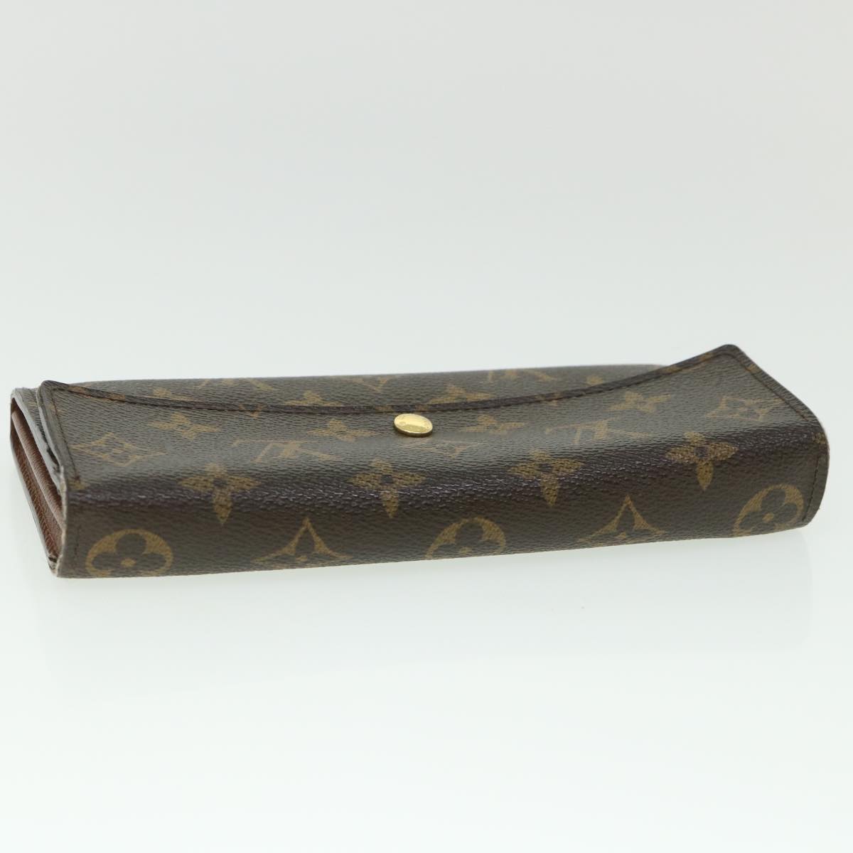 LOUIS VUITTON Monogram Portefeuille Sarah Long Wallet M60531 LV 55810