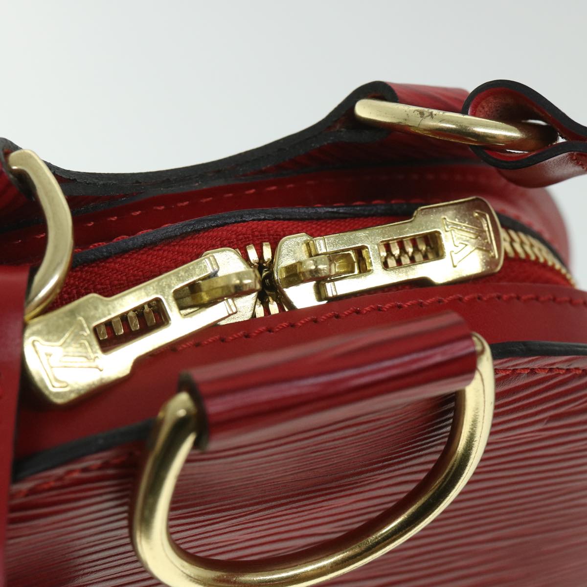 LOUIS VUITTON Epi Mabillon Backpack Castilian Red M52237 LV 55819