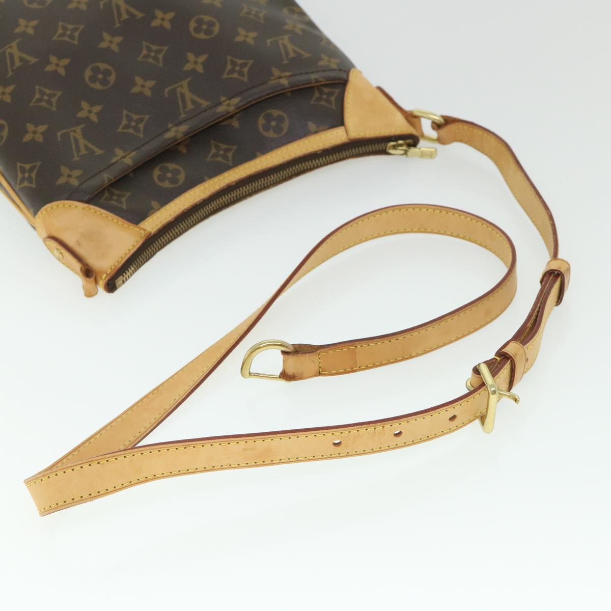LOUIS VUITTON Monogram Odeon PM Shoulder Bag M56390 LV 55820