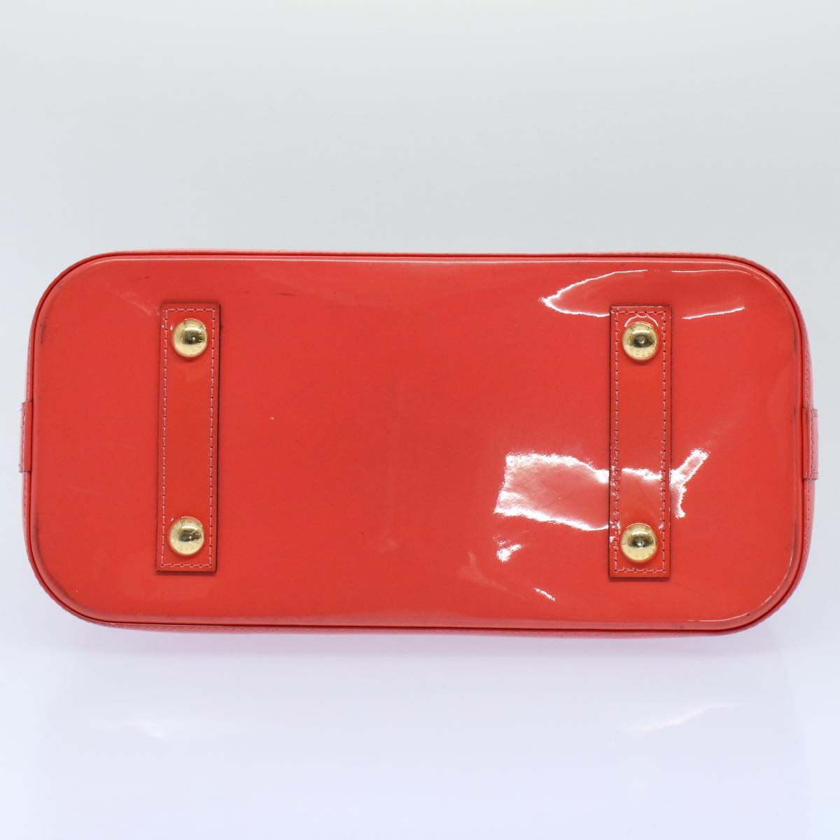 LOUIS VUITTON Monogram Vernis Alma PM Hand Bag Rose Rich M90256 LV 55823