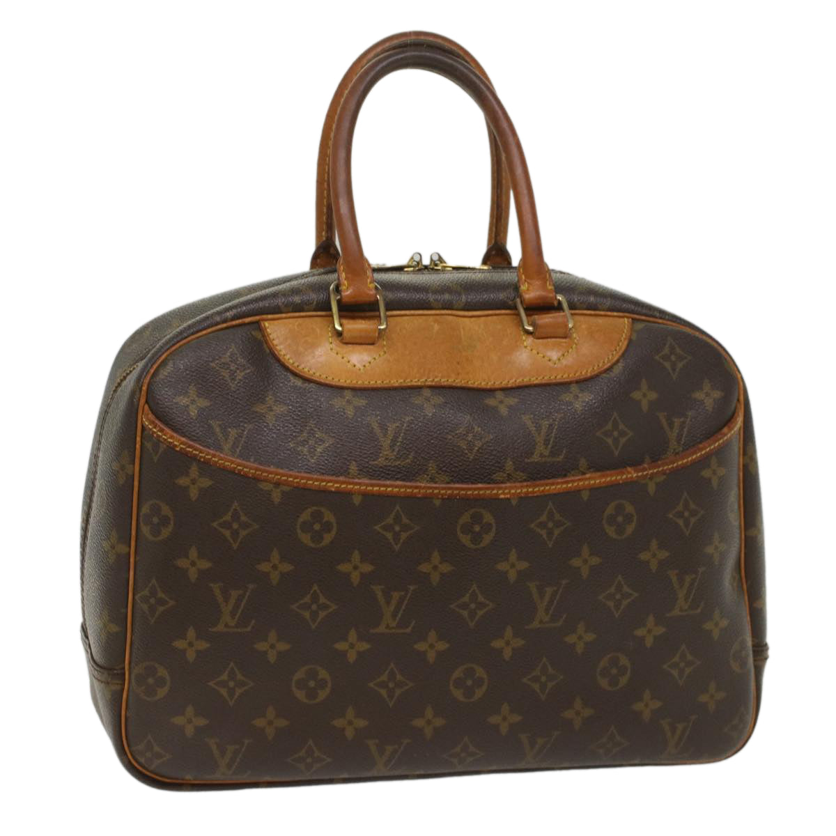 LOUIS VUITTON Monogram Deauville Hand Bag M47270 LV 55844
