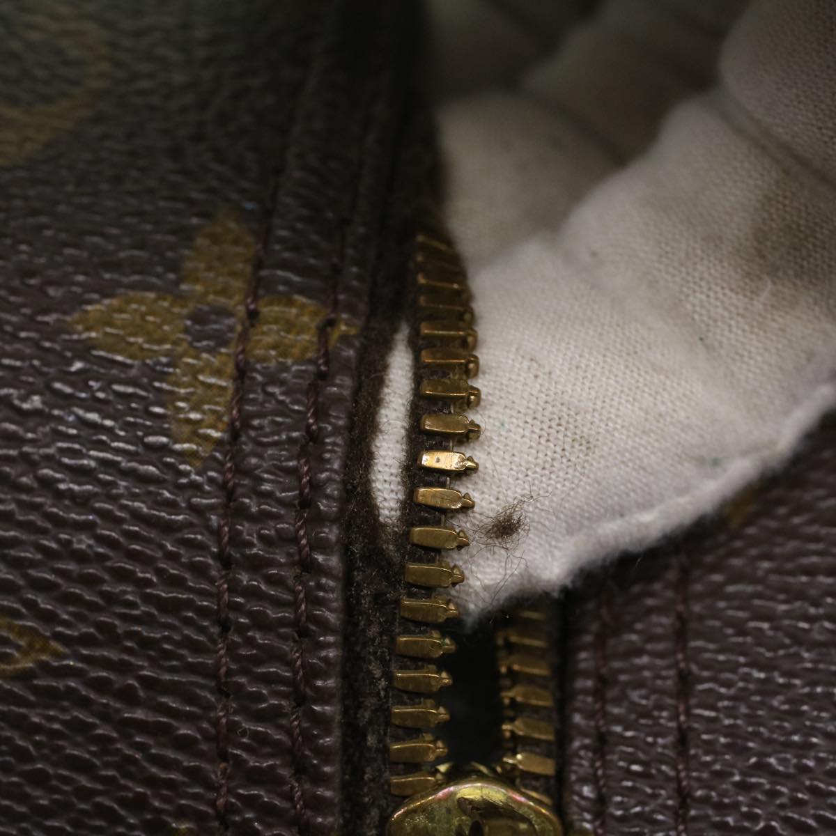 LOUIS VUITTON Monogram Deauville Hand Bag M47270 LV 55844