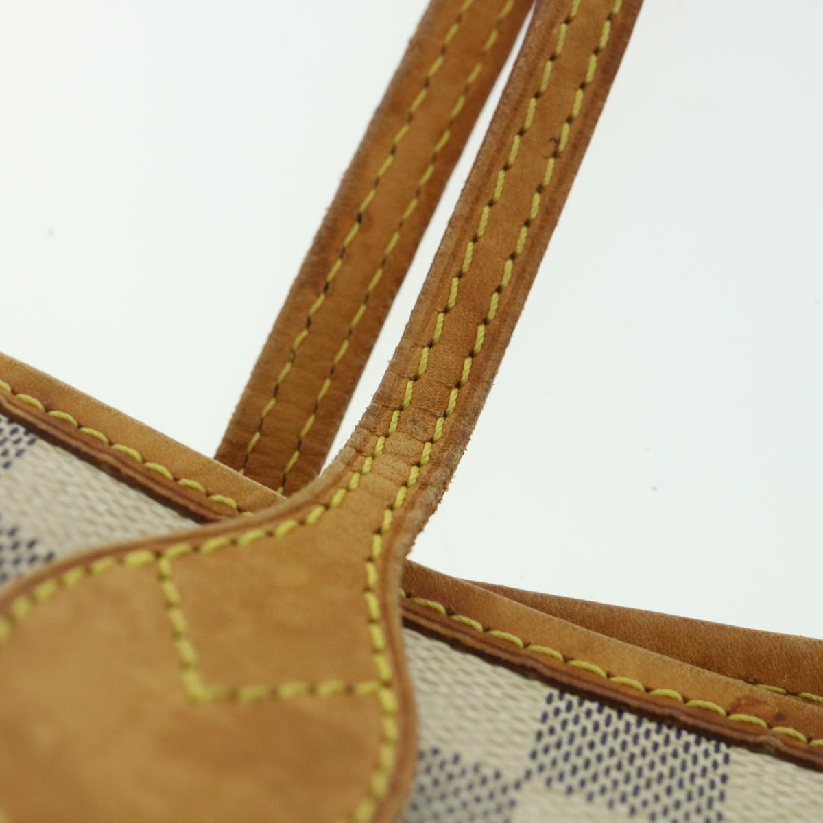 LOUIS VUITTON Damier Azur Neverfull GM Tote Bag N41360 LV 55846