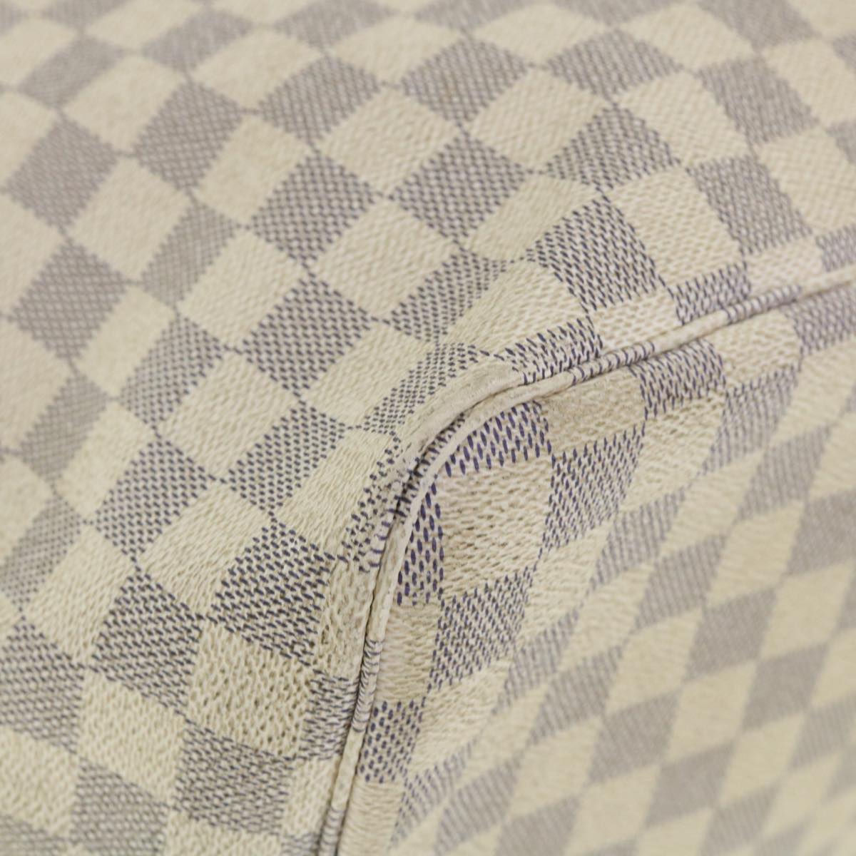 LOUIS VUITTON Damier Azur Neverfull GM Tote Bag N41360 LV 55846