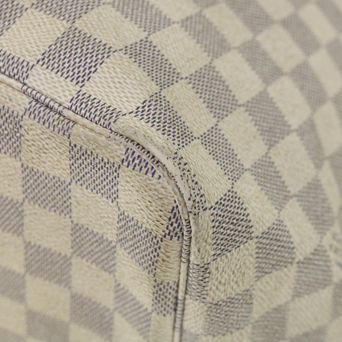 LOUIS VUITTON Damier Azur Neverfull GM Tote Bag N41360 LV 55846