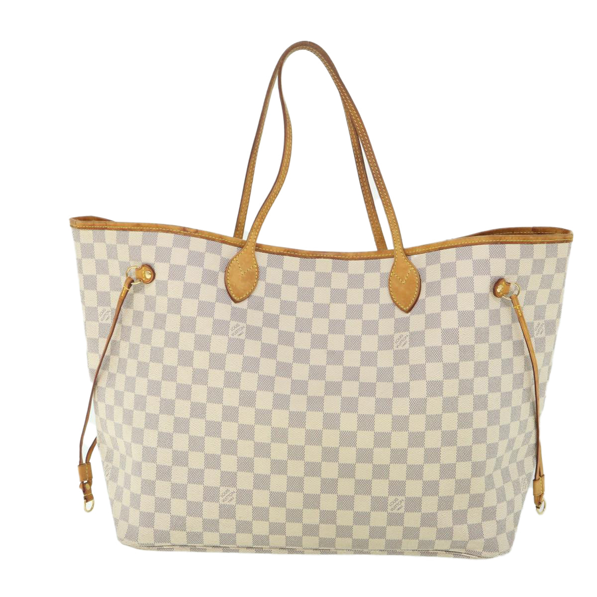LOUIS VUITTON Damier Azur Neverfull GM Tote Bag N41360 LV 55846