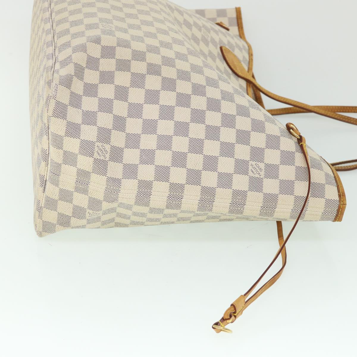 LOUIS VUITTON Damier Azur Neverfull GM Tote Bag N41360 LV 55846