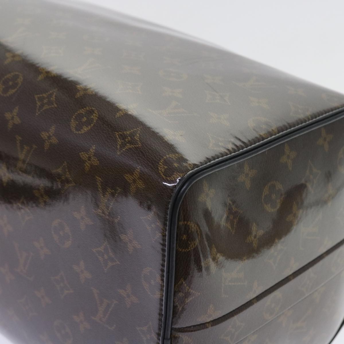 LOUIS VUITTON Monogram Glaze Keepall Bandouliere 50 Bag M43899 LV 55861A