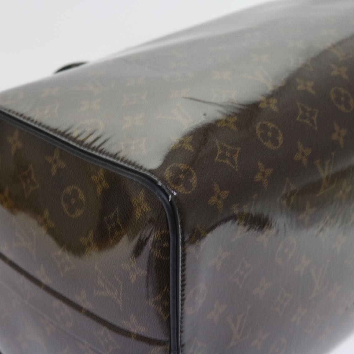 LOUIS VUITTON Monogram Glaze Keepall Bandouliere 50 Bag M43899 LV 55861A