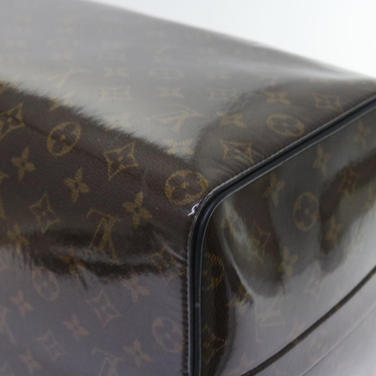 LOUIS VUITTON Monogram Glaze Keepall Bandouliere 50 Bag M43899 LV 55861A