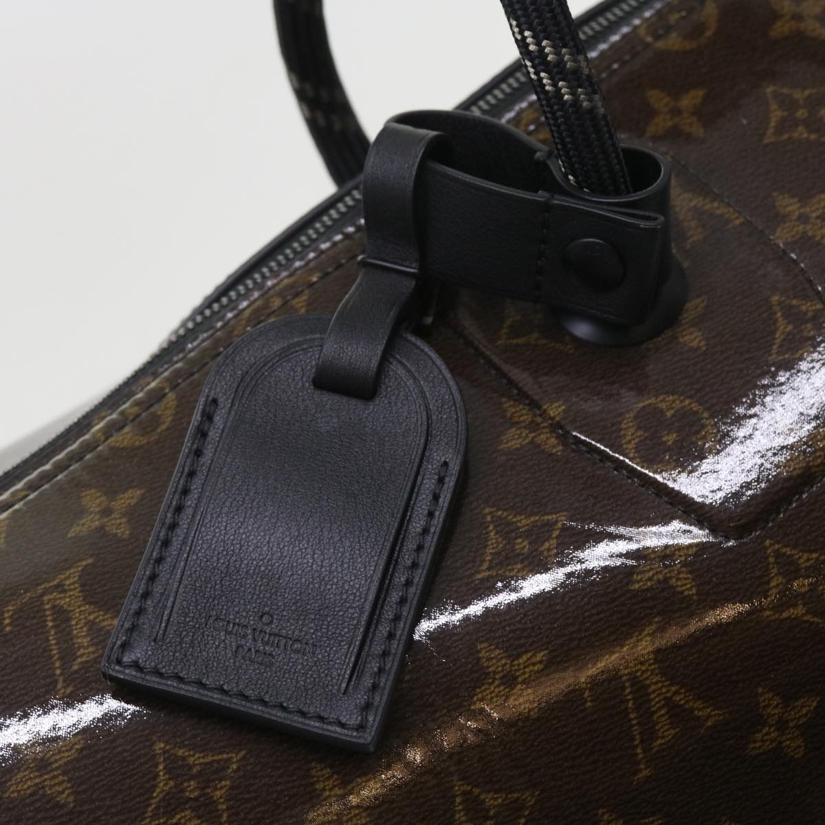 LOUIS VUITTON Monogram Glaze Keepall Bandouliere 50 Bag M43899 LV 55861A