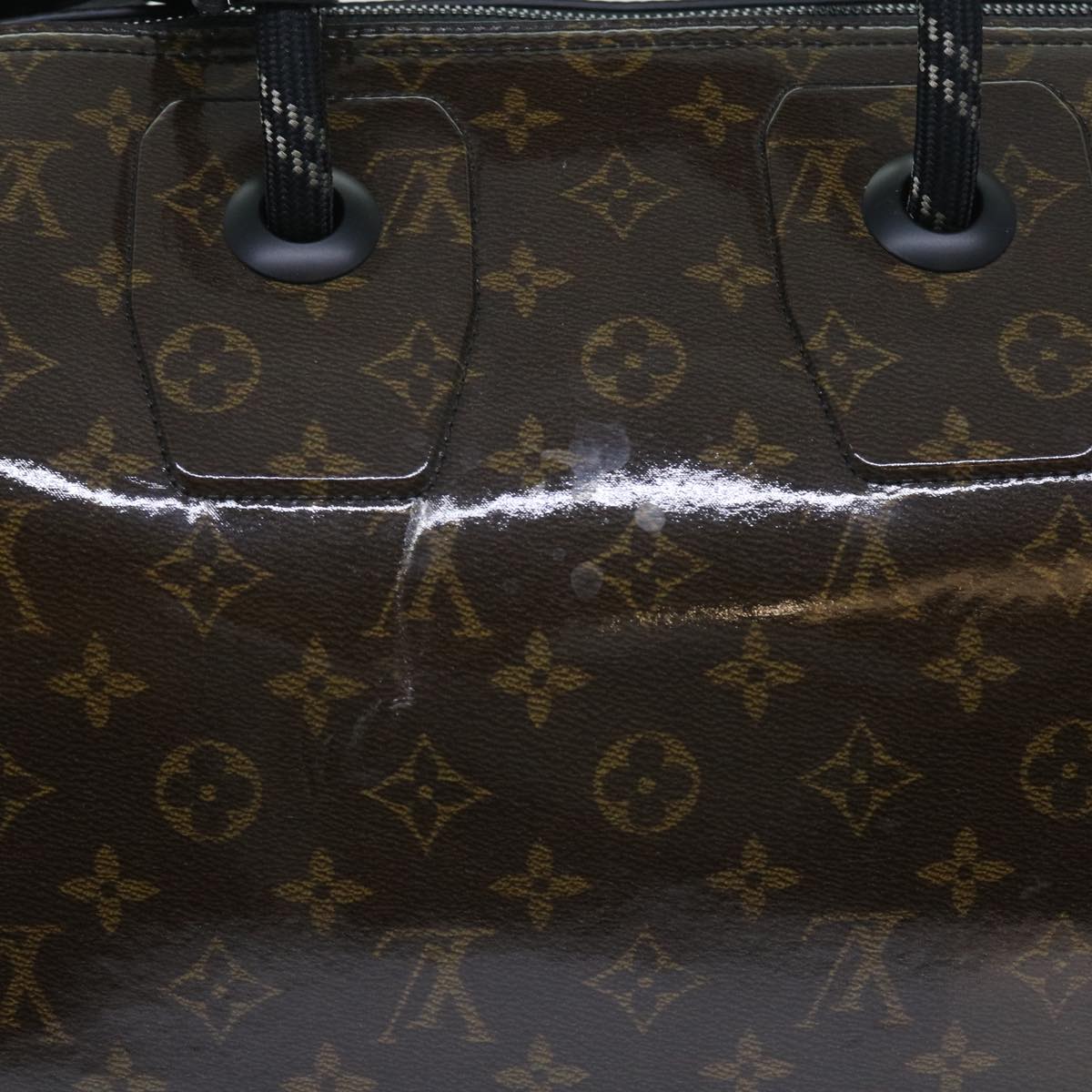 LOUIS VUITTON Monogram Glaze Keepall Bandouliere 50 Bag M43899 LV 55861A