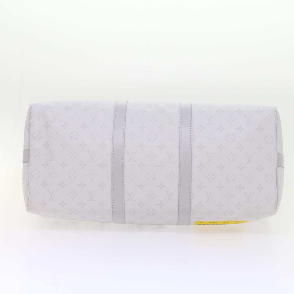 LOUIS VUITTON Monogram White Keepall Bandouliere 50 Bag M44643 LV 55862A