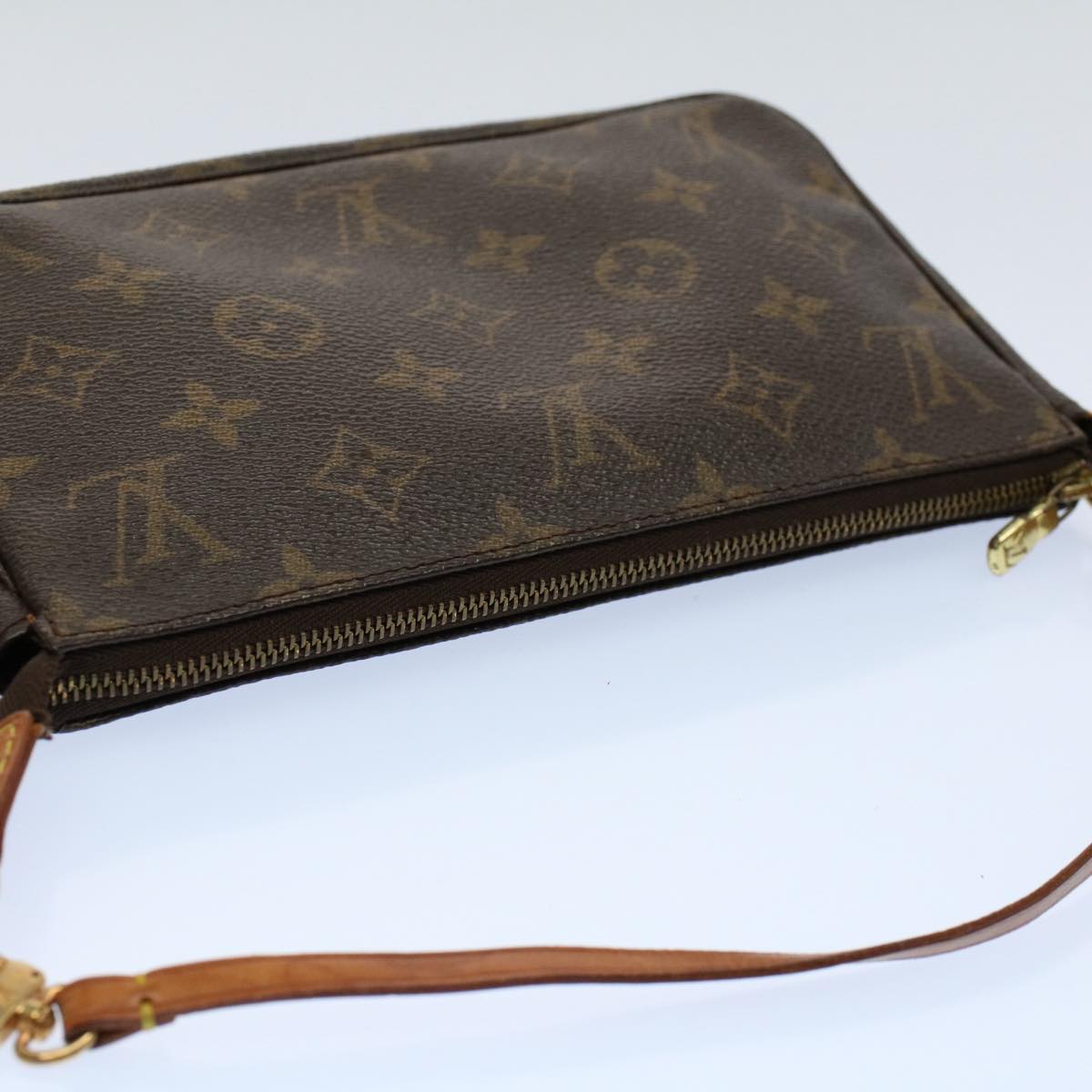 LOUIS VUITTON Monogram Pochette Accessoires Pouch M51980 LV 55867