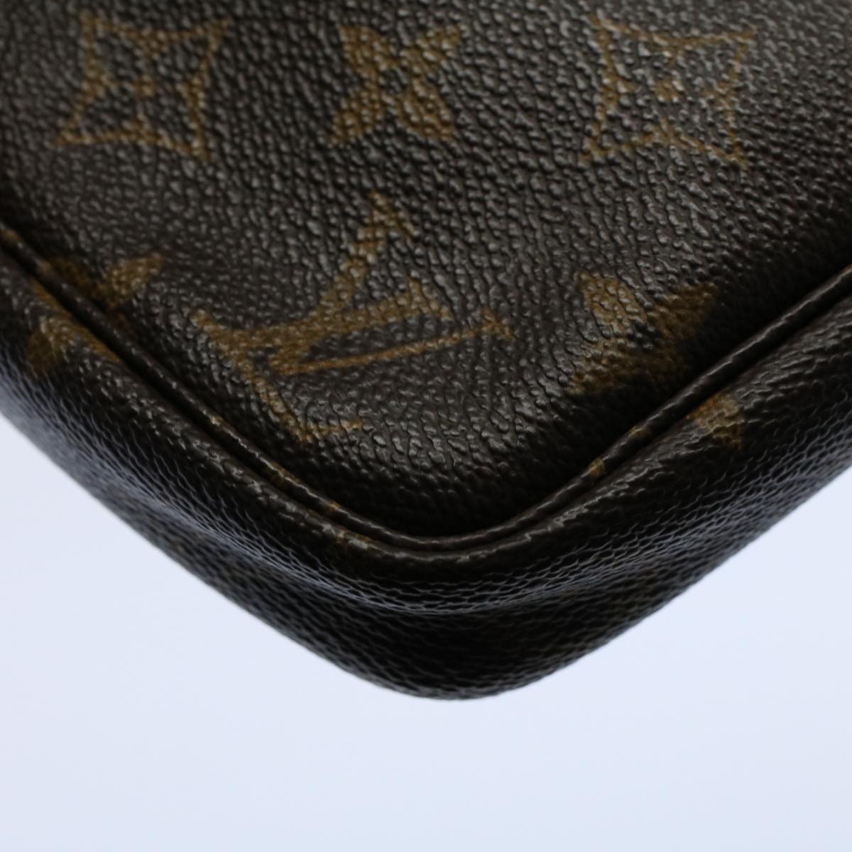 LOUIS VUITTON Monogram Pochette Accessoires Pouch M51980 LV 55868