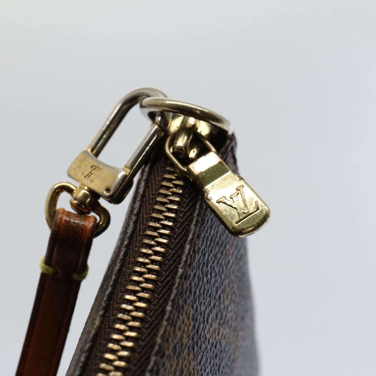 LOUIS VUITTON Monogram Pochette Accessoires Pouch M51980 LV 55868