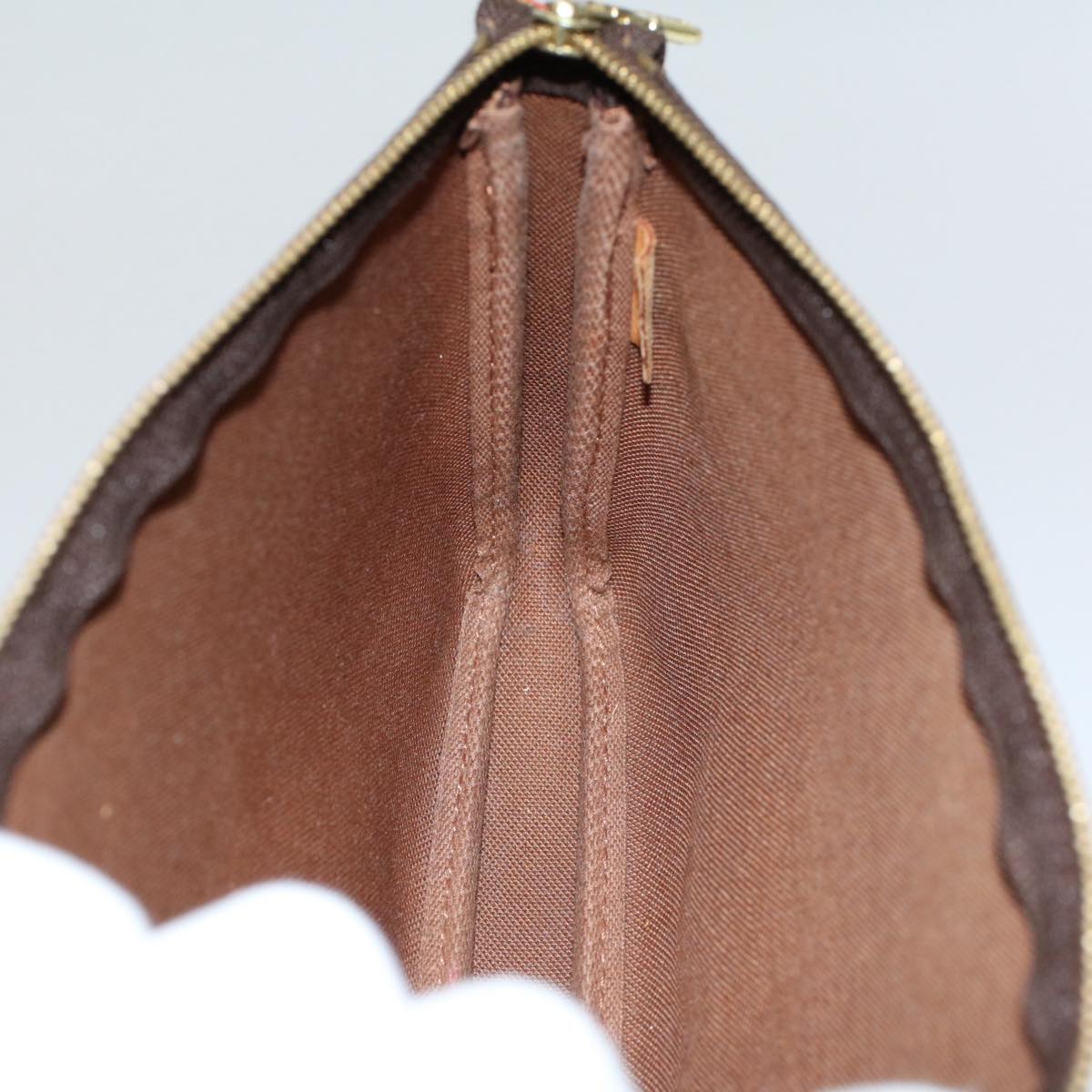 LOUIS VUITTON Monogram Pochette Accessoires Pouch M51980 LV 55868