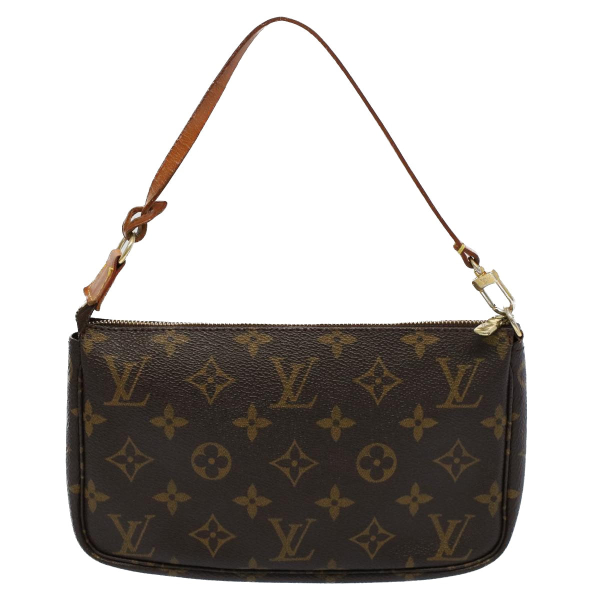LOUIS VUITTON Monogram Pochette Accessoires Pouch M51980 LV 55868